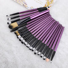 Load image into Gallery viewer, FLD 20 Pieces Makeup Brushes Set Eye Shadow Foundation Powder Eyeliner Eyelash Lip Make Up Brush Cosmetic Beauty Tool Kit
